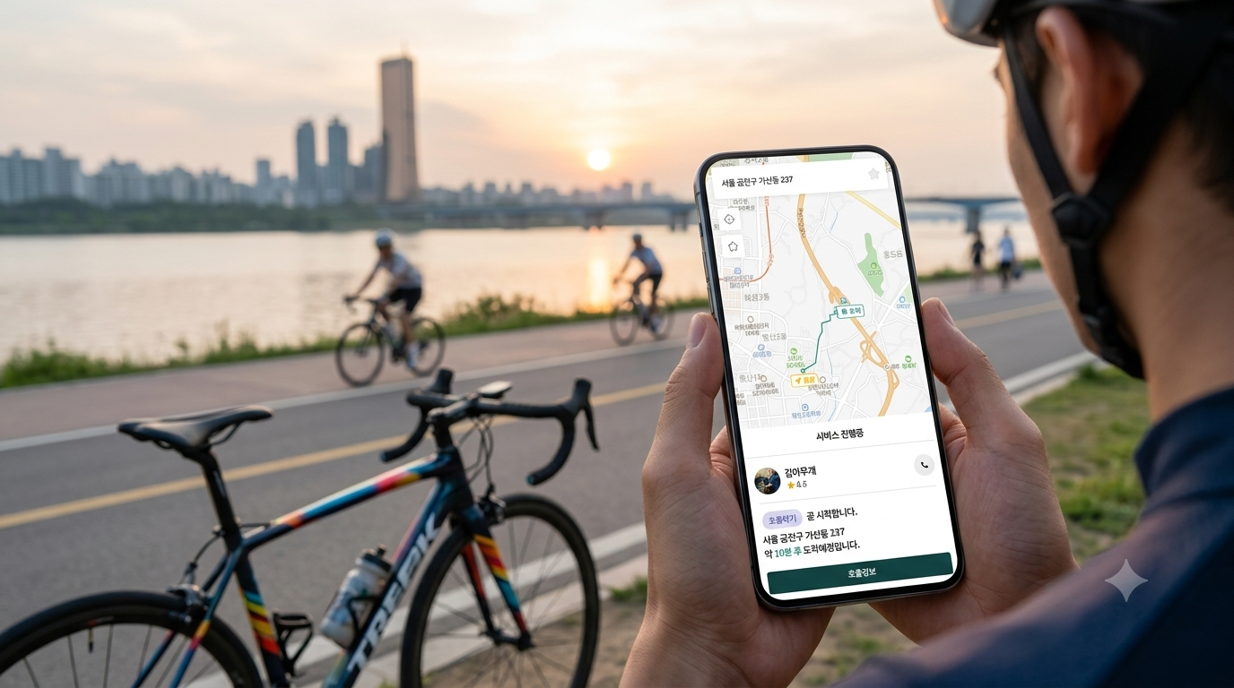 Pedaling — On-demand Bicycle Repair App